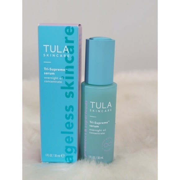 Tula Skincare Tri-Supreme Serum Overnight Oil‎ Concentrate BNIB - Picture 3 of 11
